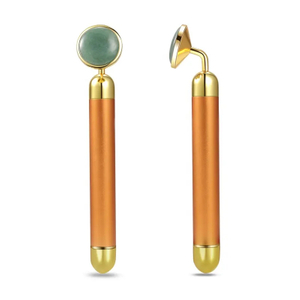 24k elektrischer Vibrations-Gesichtsmassagegerät Jade Beauty Bar Roller 