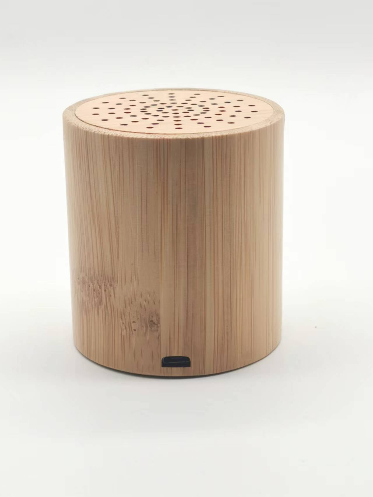 Großhandel Portbale Bamboo Round Wireless 3W Bluetooth-Lautsprecher