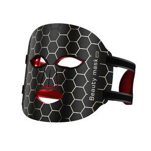 Tragbare Schönheit 7 Farb -LED -Lichttherapie Silikon Gesichtsmaske