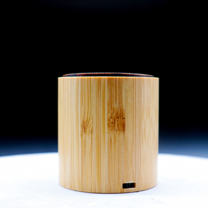 Großhandel Portbale Bamboo Round Wireless 3W Bluetooth-Lautsprecher