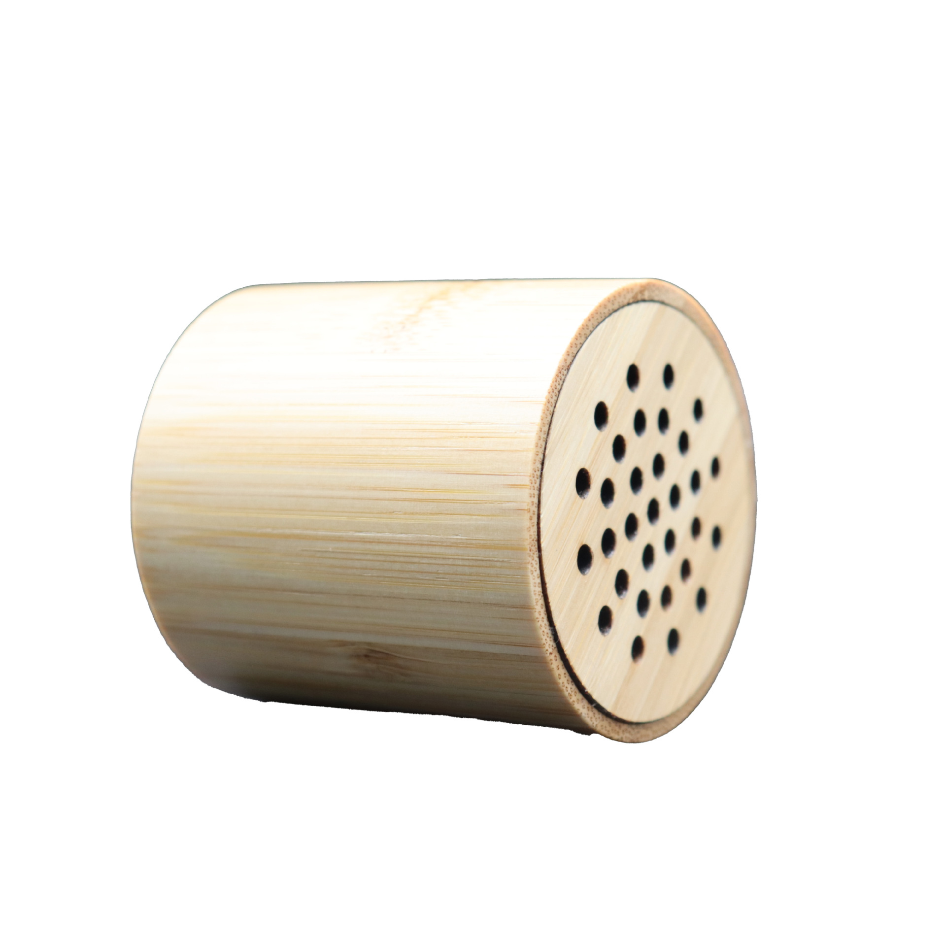 Großhandel Portbale Bamboo Round Wireless 3W Bluetooth-Lautsprecher