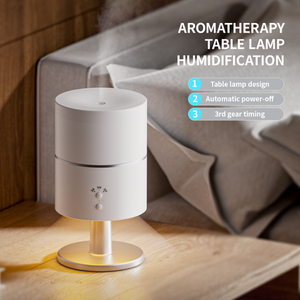 280 ml Aromadiffusor für ätherische Öle mit Tischlampen-Nachtlicht