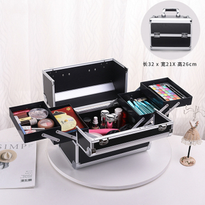 Großhandel Einzelhandel Aluminium Professioneller Kosmetikkoffer Nail Art Tool Box