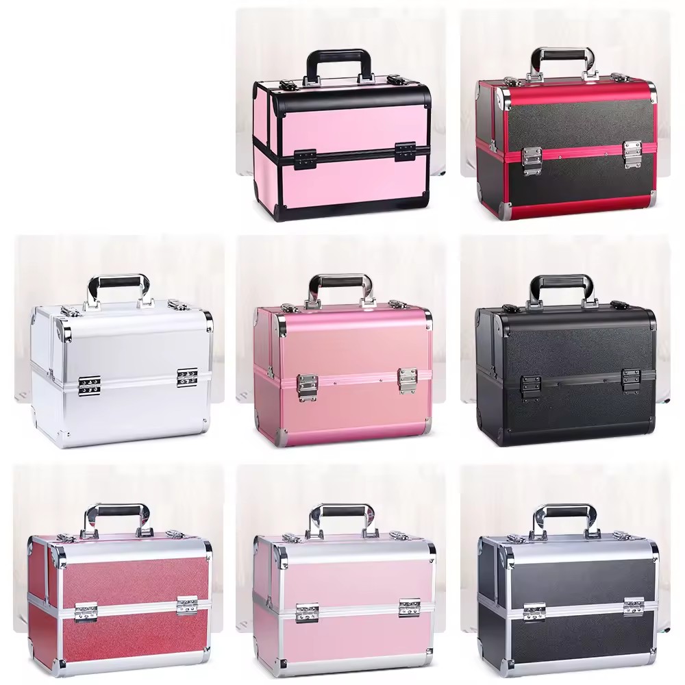 Großhandel Einzelhandel Aluminium Professioneller Kosmetikkoffer Nail Art Tool Box