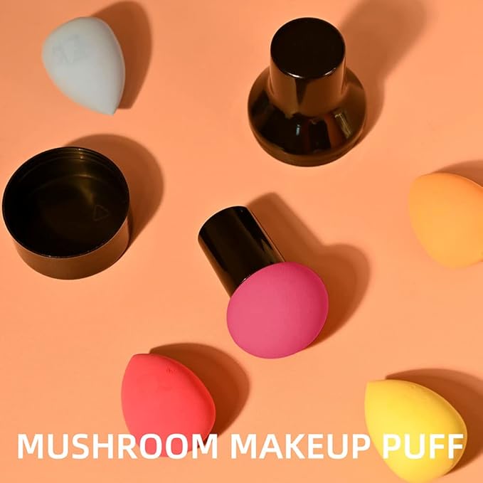 Mushroom Head Foundation Make-up-Schwamm Puderquaste 