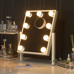 Home Beauty Smart Desktop Hollywood LED-Kosmetikspiegel mit Lupe